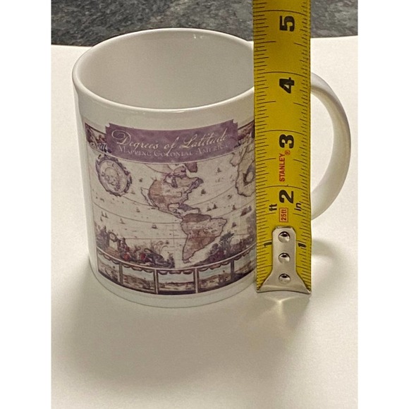Degrees Of Latitude Mapping Colonial America Coffee Mug - Picture 7 of 8